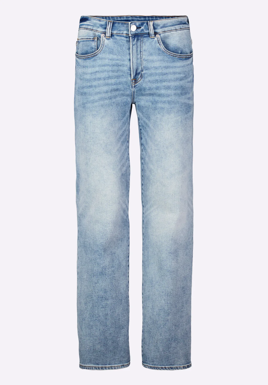 Slim Bootcut King Men's Jeans, Sanded and Whiskered Blue - BM26086 - Image 6