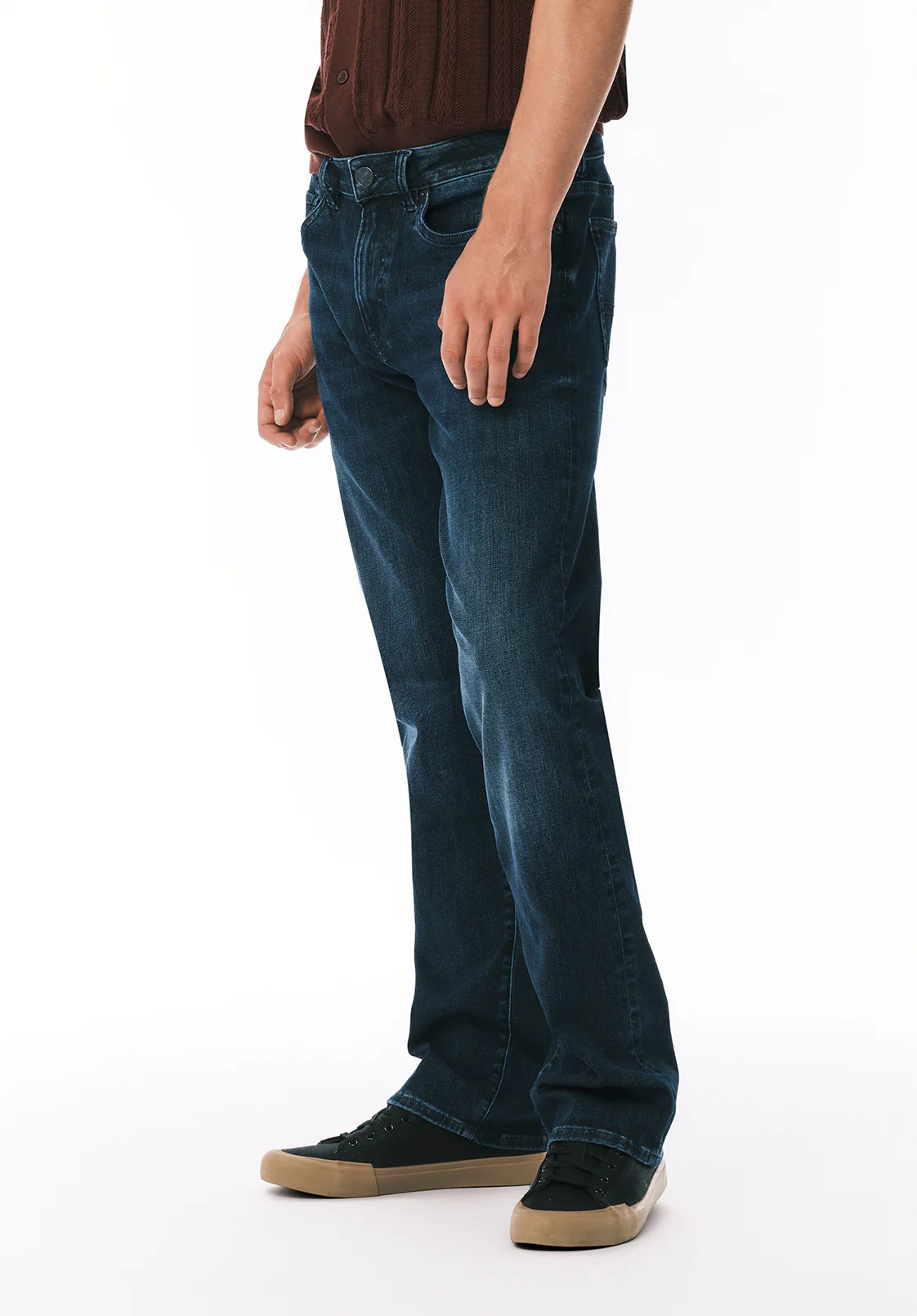 Slim Boot King Men's Jeans, Antique Sanded Indigo - BM26113 - Image 3