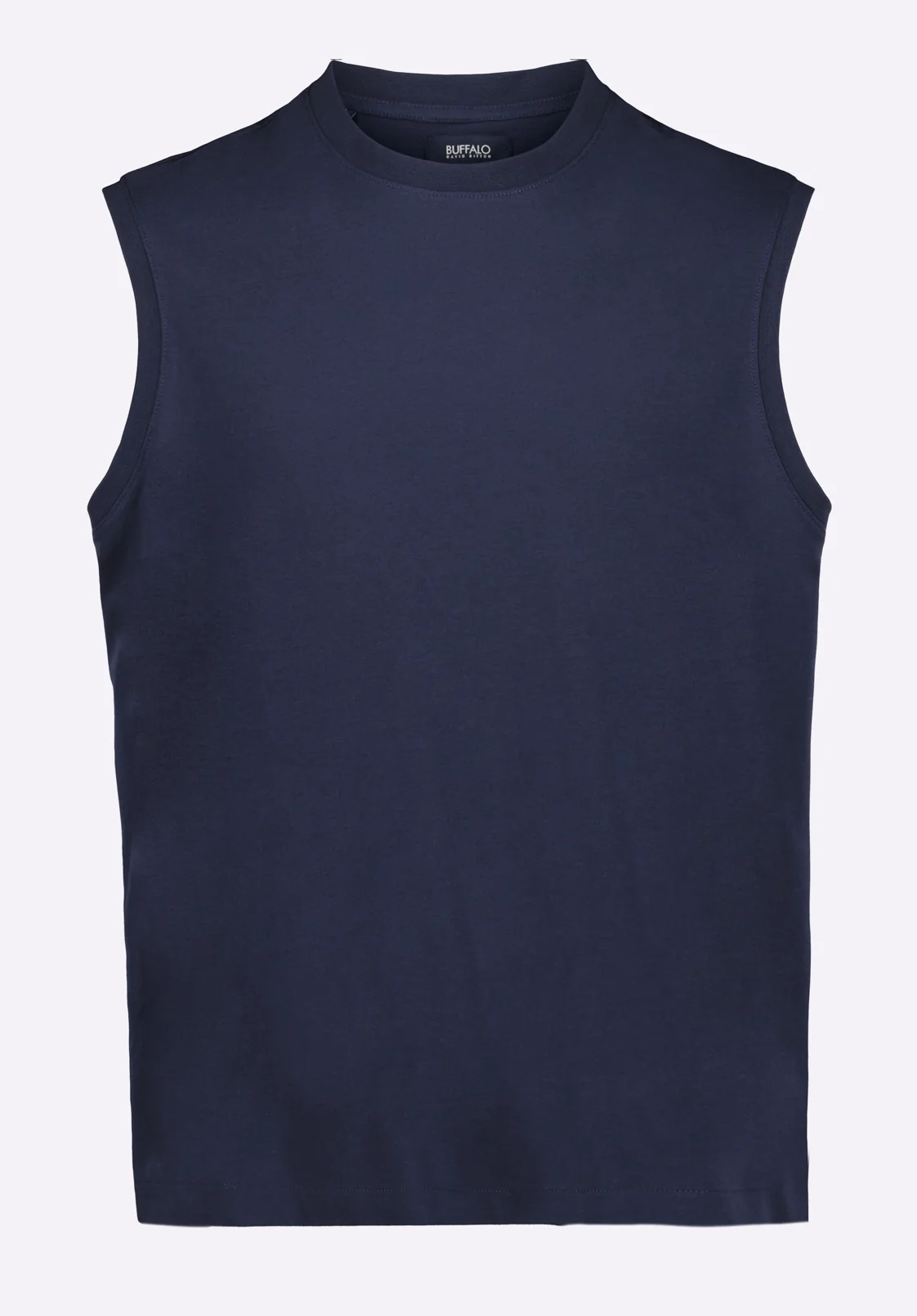 Kingster Men's Relaxed Fit Jersey Tank, Midnight Blue - BM24601 - Image 6