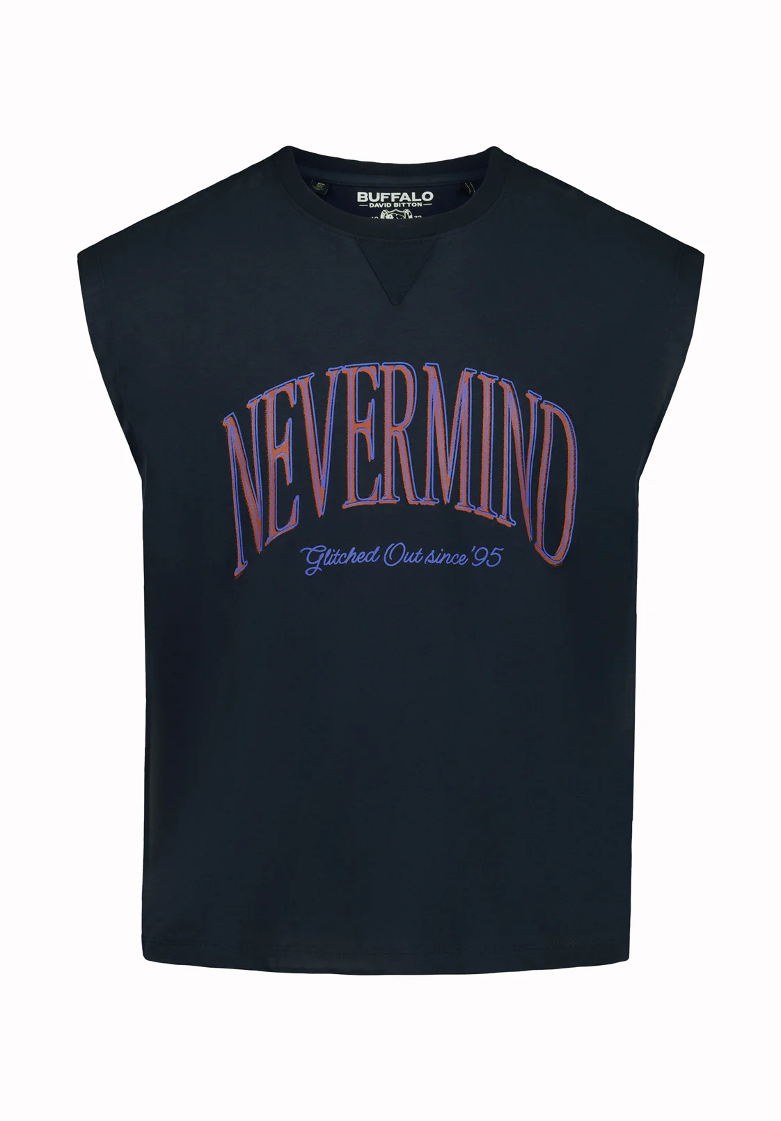Kurt Men’s Cropped Graphic Tank, Whale - BM24854 - Image 5