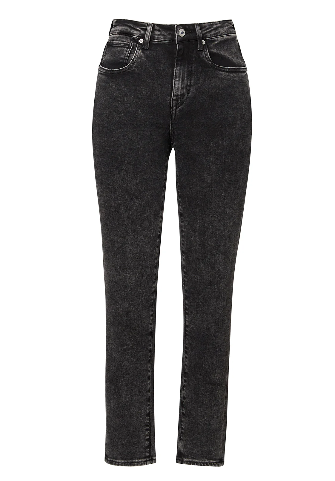 Margot Mom Jeans in Acid Washed Black - BL15850 - Image 9