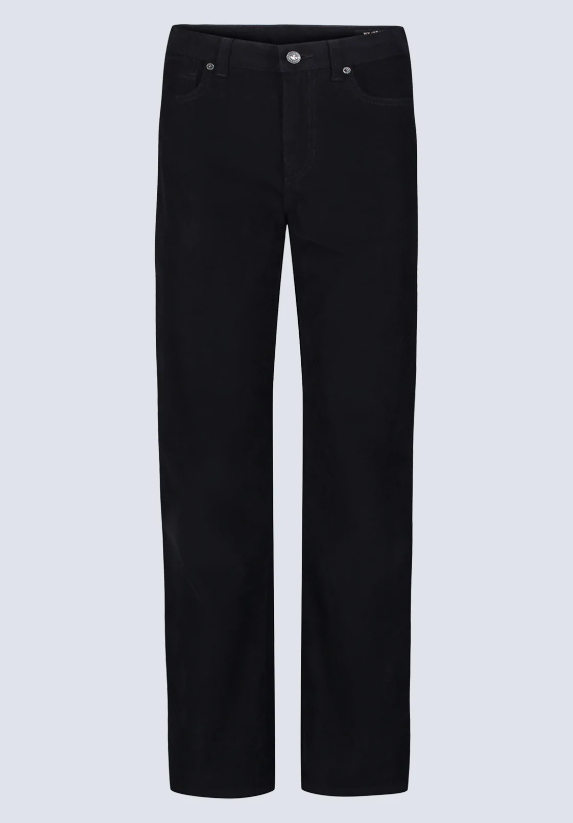 Mid Rise Straight Mary Women's Pants, Rinse Washed Black - BL16007 - Image 6
