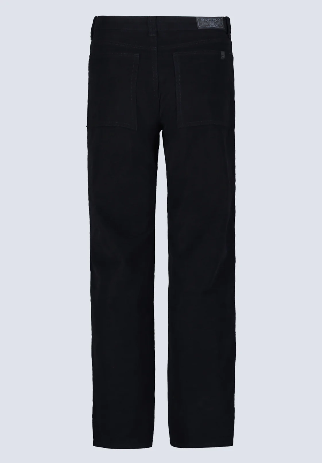 Mid Rise Straight Mary Women's Pants, Rinse Washed Black - BL16007 - Image 7