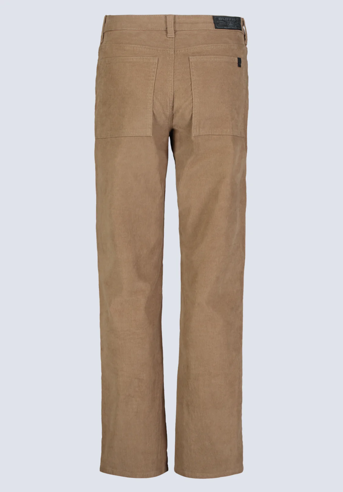Mid Rise Straight Mary Women's Pants, Rinse Washed Beige - BL16007 - Image 7