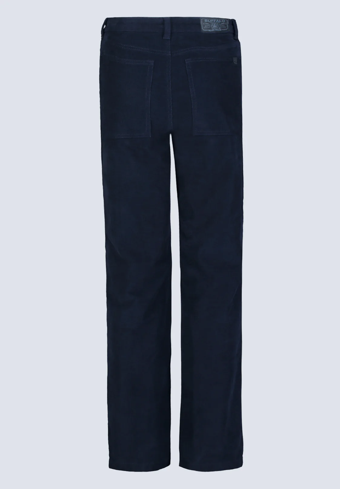 Mid Rise Straight Mary Women's Pants, Rinse Washed Navy - BL16007 - Image 7
