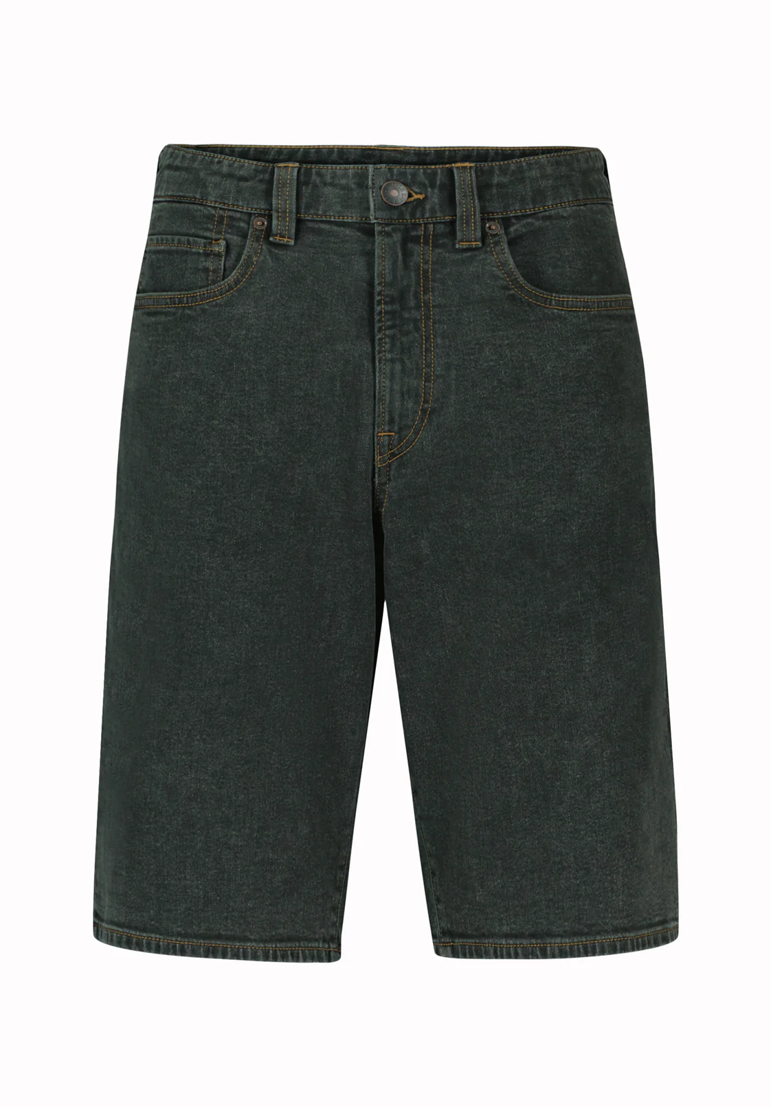 Mick Men's Wide Leg Denim Short, Faded Black - BM26233 - Image 5