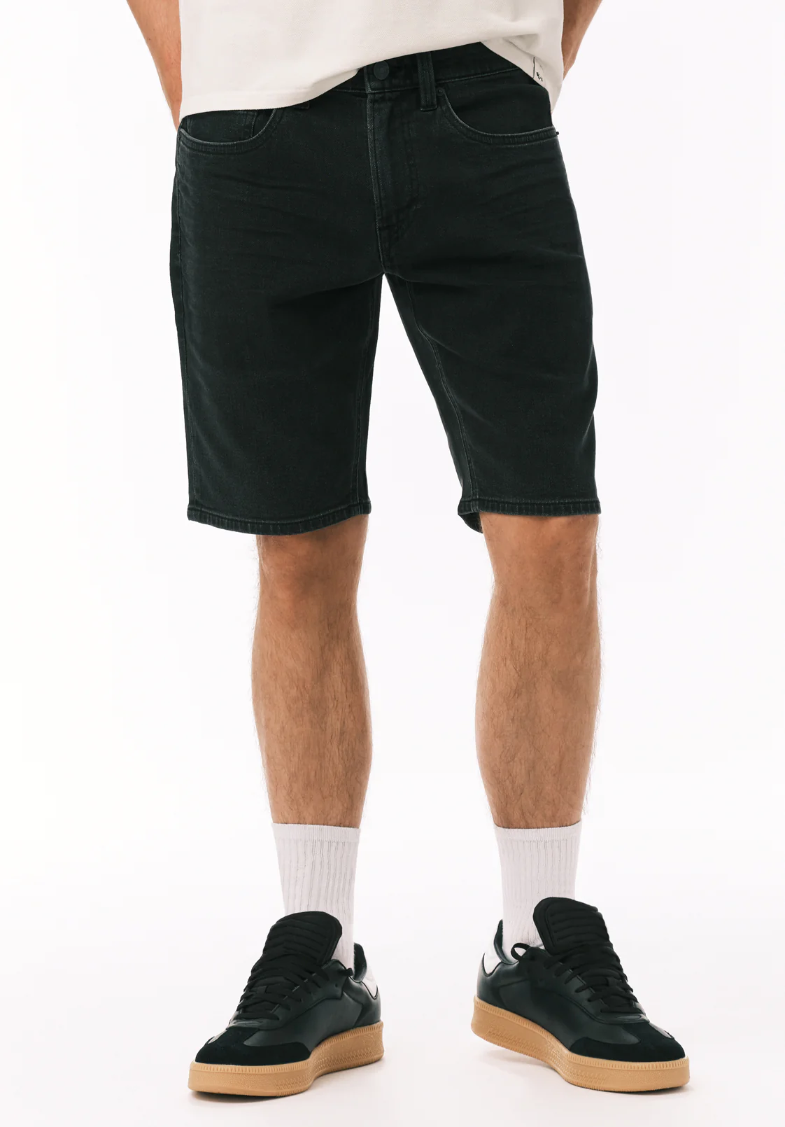 Parker Men's Slim Denim Short, Black Vintage - BM22778 - Image 2