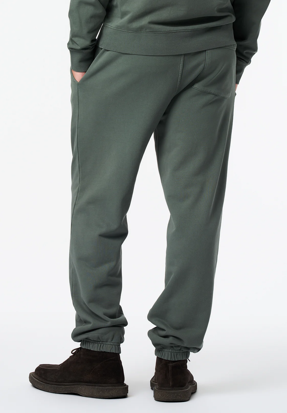 Patto Men's Relaxed Jogger Pants, Dark Forest Green - BM24598 - Image 4
