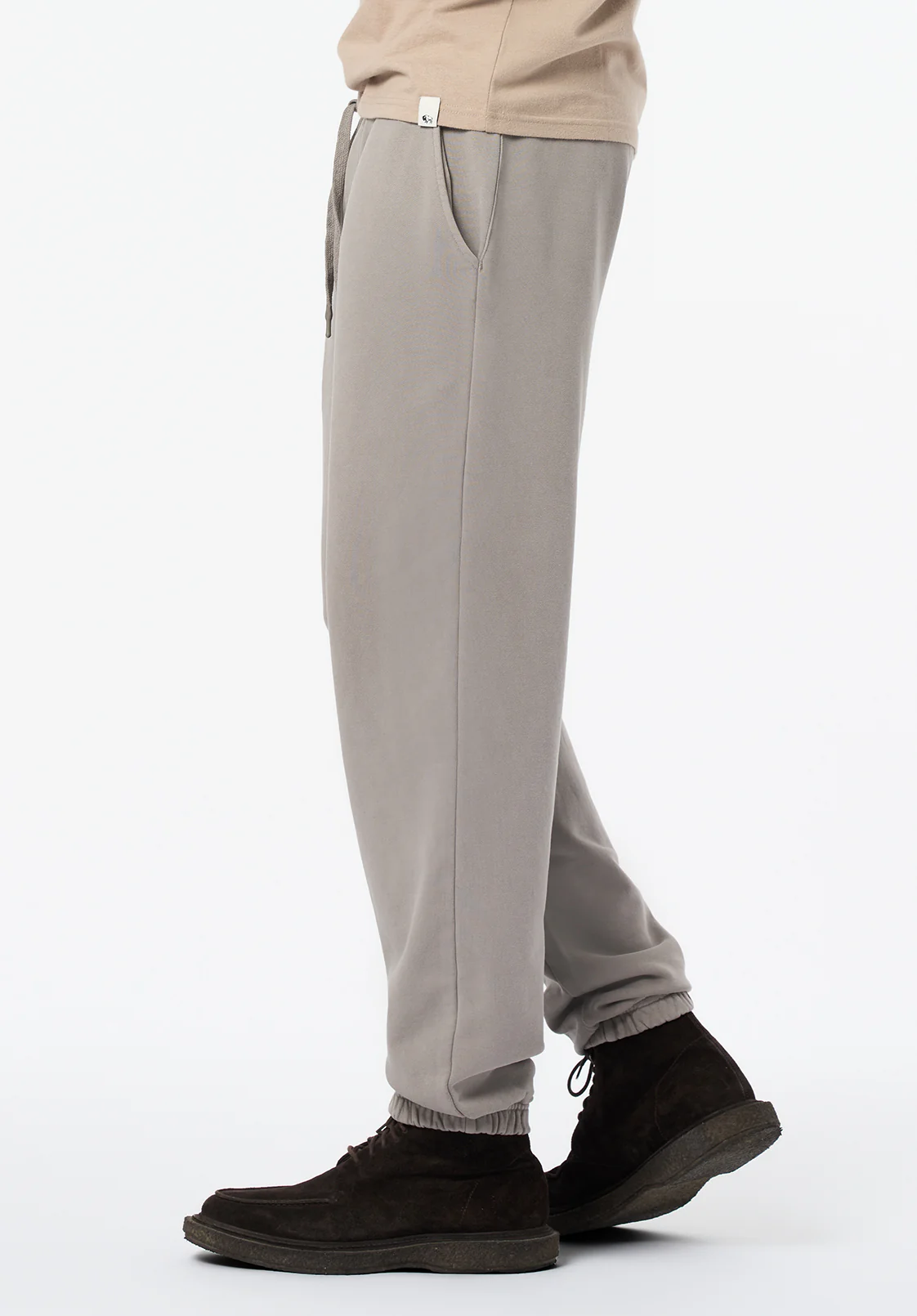 Patto Men's Relaxed Jogger Pants, Driftwood - BM24598 - Image 3