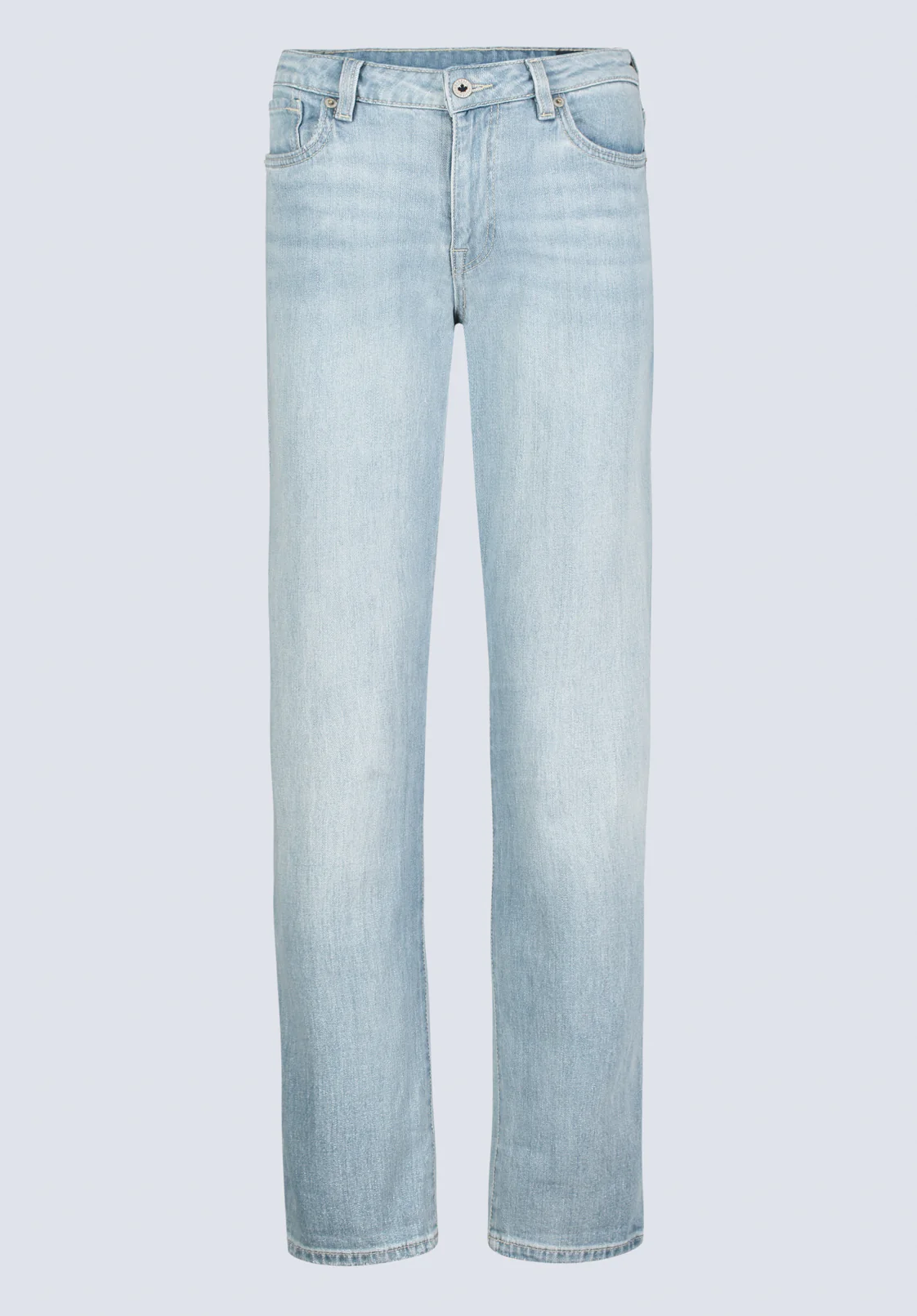 Mid Rise Bootcut Queen Women's Jeans, Vintage Light Blue - BL15985 - Image 6