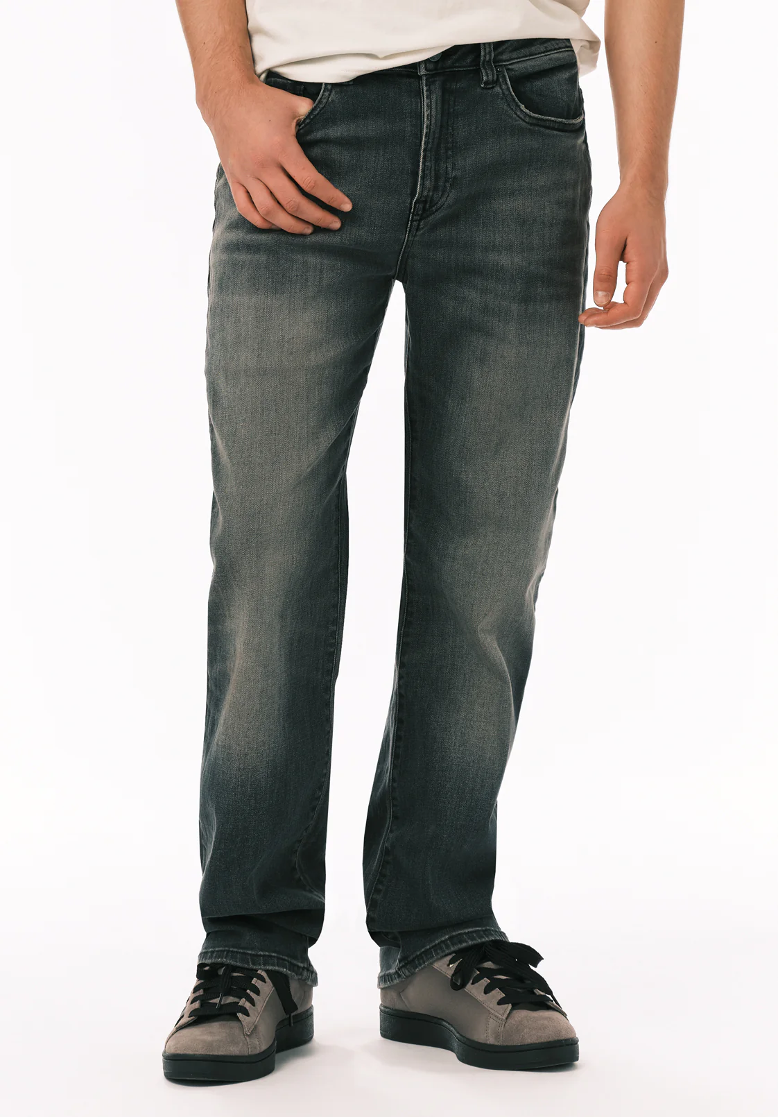 Ruffer Men's Easy Fit Jeans, Vintage Contrasted - BM26136 - Image 2
