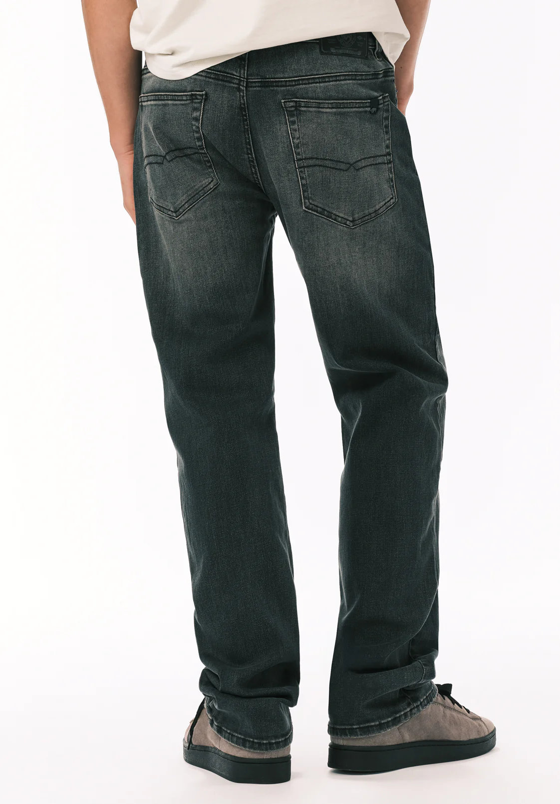 Ruffer Men's Easy Fit Jeans, Vintage Contrasted - BM26136 - Image 4
