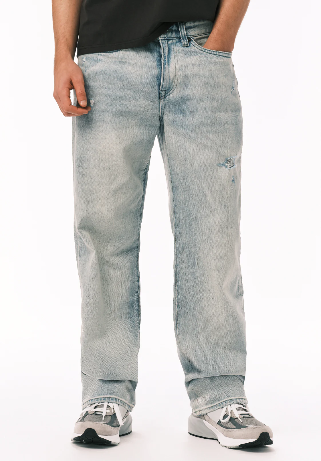 Ruffer Men's Easy Fit Jeans, Vintage Bleach - BM26137 - Image 2