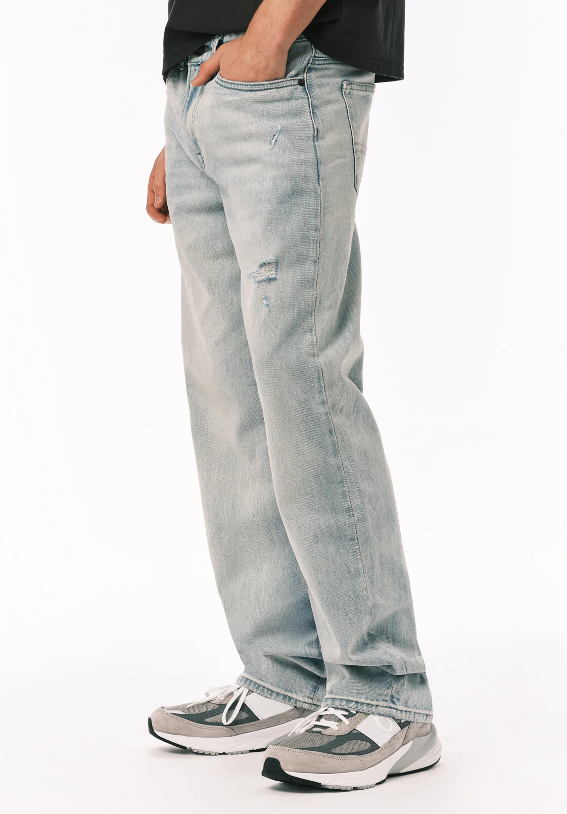 Ruffer Men's Easy Fit Jeans, Vintage Bleach - BM26137 - Image 3
