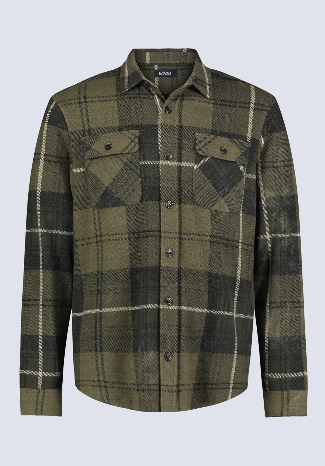 Samme Men's Plaid Blanket Shirt, Fern Green - BM24461 - Image 6