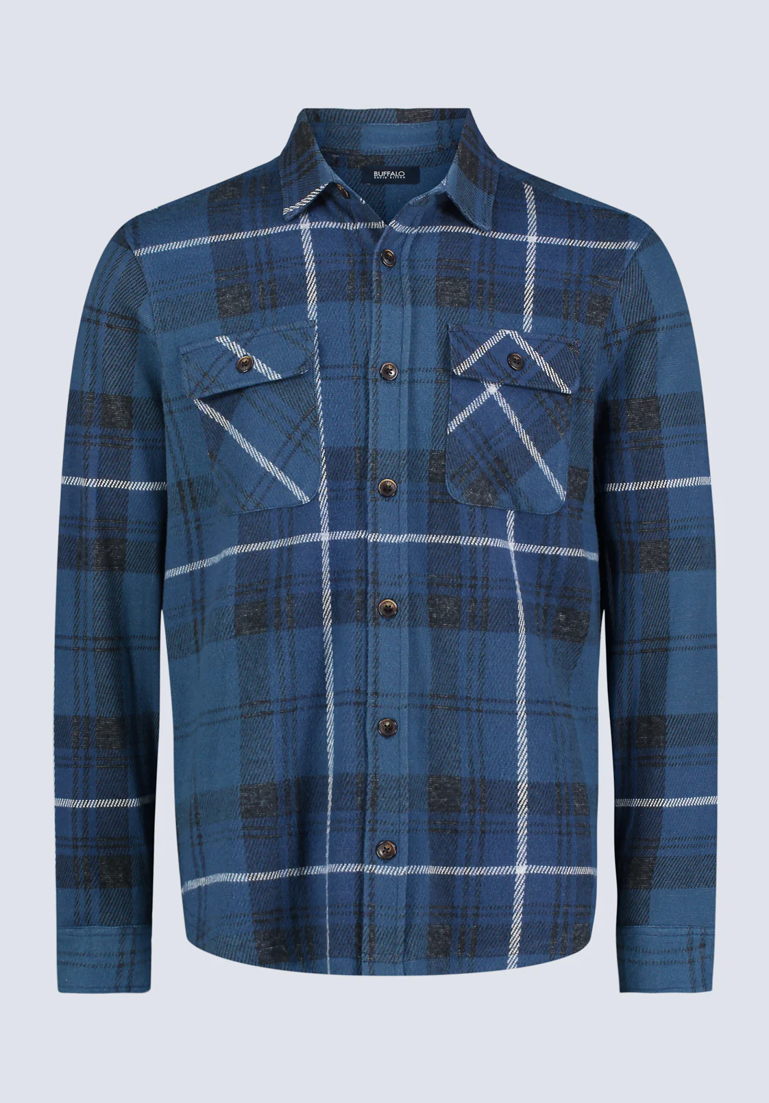 Samme Men's Plaid Blanket Shirt, Whale - BM24461 - Image 5