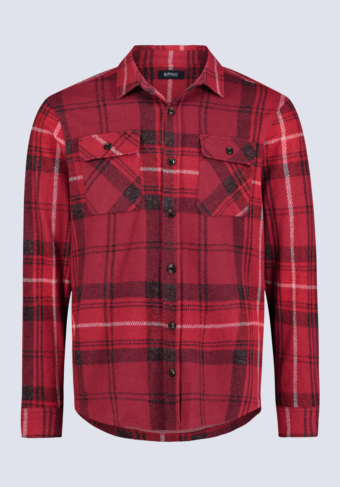 Samme Men's Plaid Blanket Shirt, Cranberry - BM24461 - Image 5