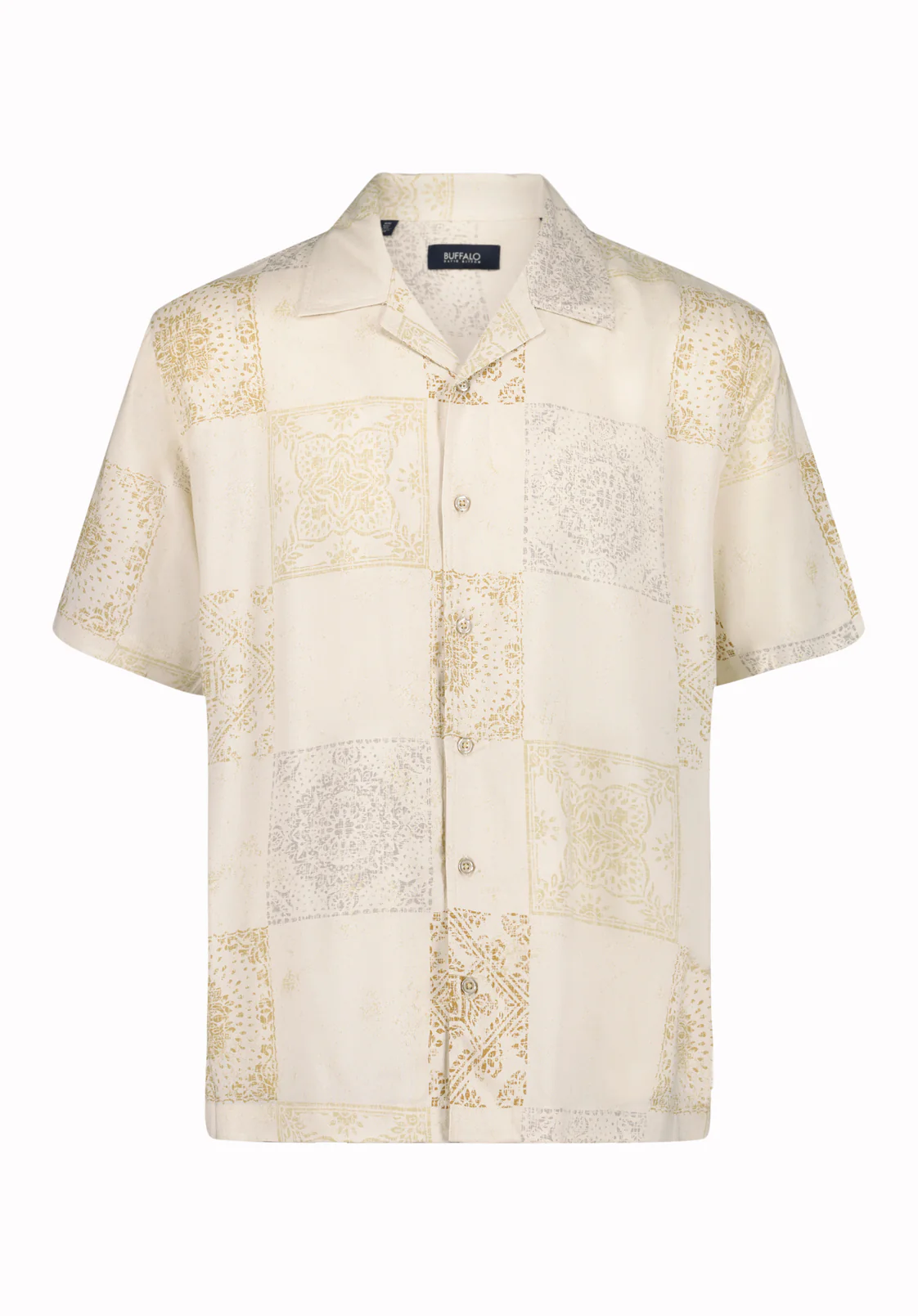 Sandro Men’s Printed Short Sleeve Camp Shirt, Boulder - BM24790 - Image 5