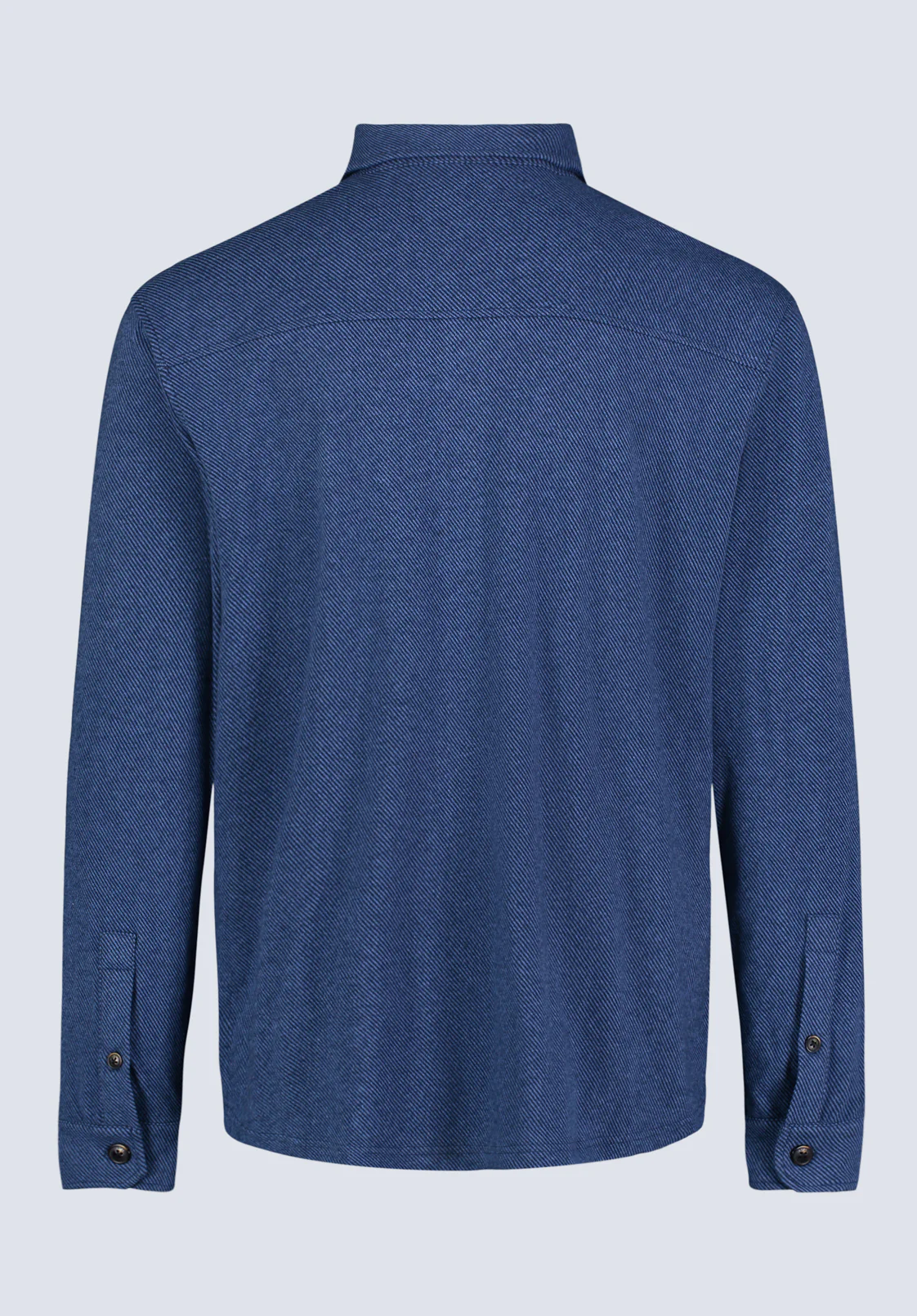 Sigge Men's Long-Sleeve Blanket Shirt with Chest Pockets, Mirage Blue - BM24460 - Image 6