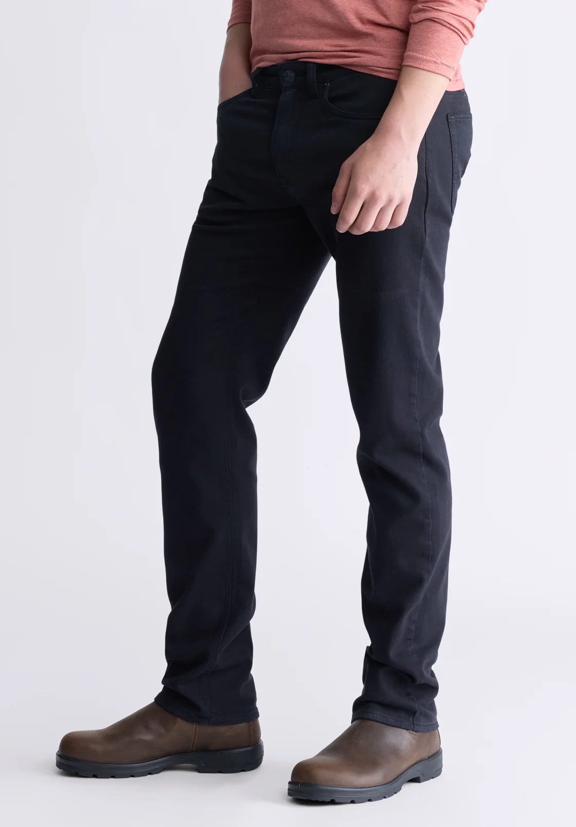 Straight Six Men's Freedom Flex Pants, Black - BM22939 - Image 4