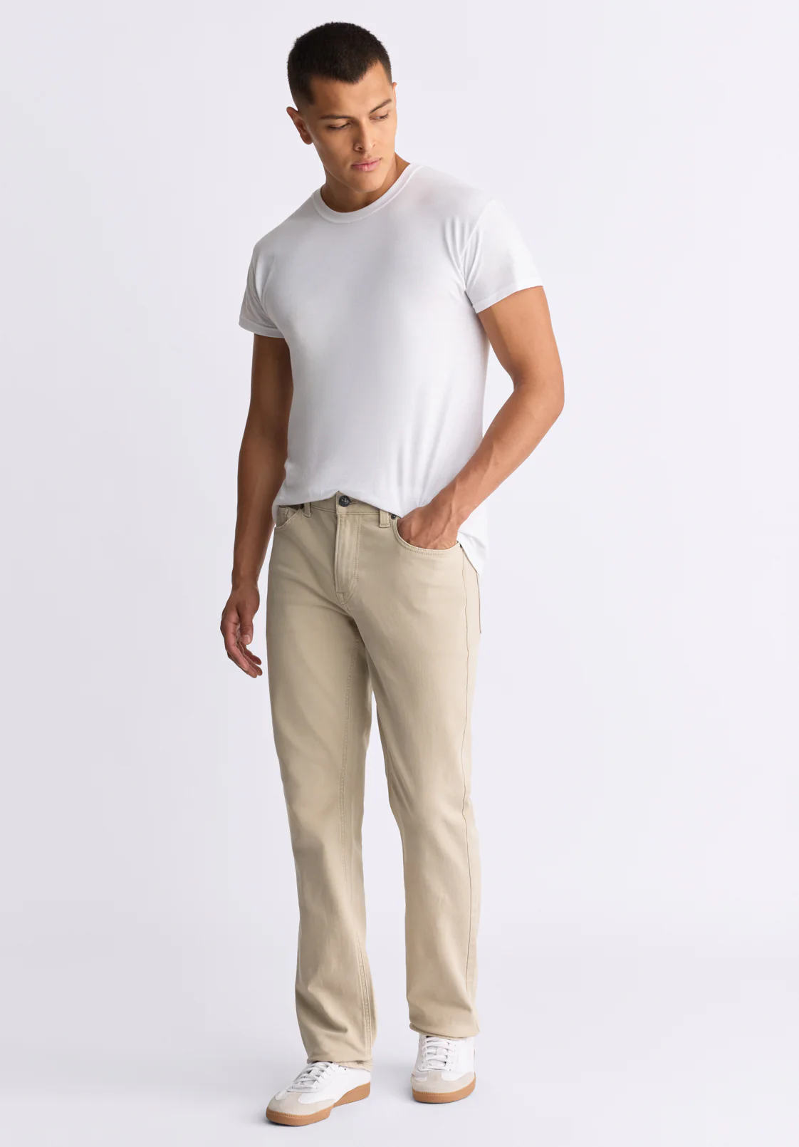 Straight Six Men's Freedom Flex Pants, Sand - BM22939 - Image 5