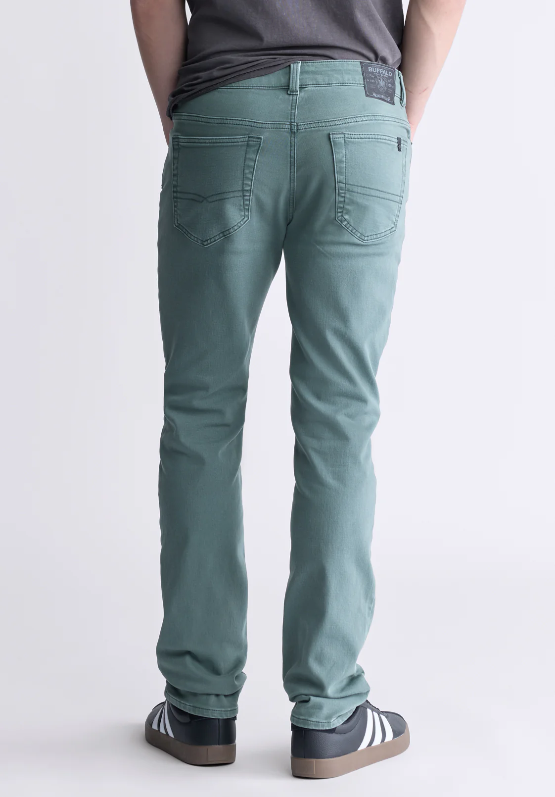 Straight Six Men's Freedom Flex Pants, Balsam Green - BM22939 - Image 3