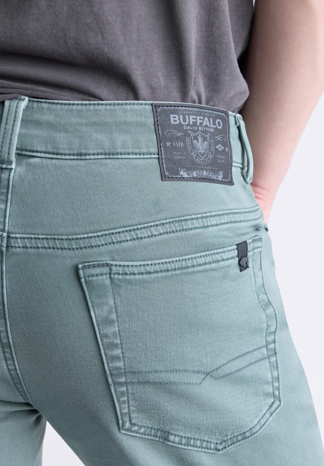 Straight Six Men's Freedom Flex Pants, Balsam Green - BM22939 - Image 6