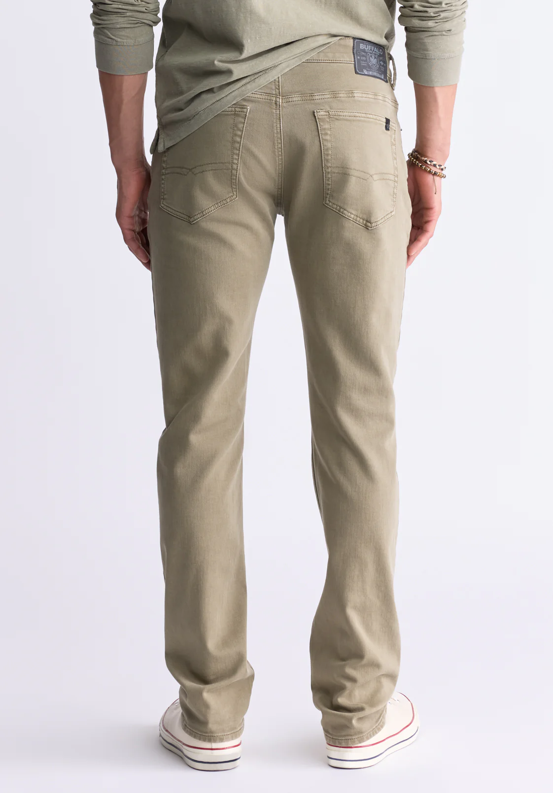 Straight Six Men's Freedom Flex Pants, Olive - BM22939 - Image 3