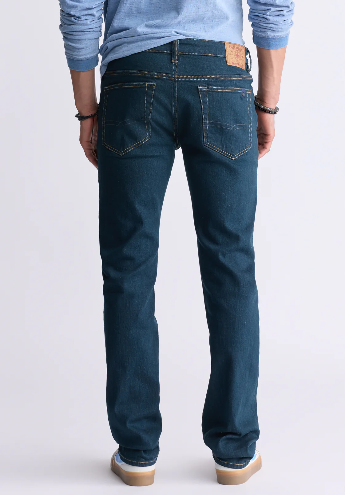 Straight Six Men's Jeans, Tinted Indigo - BM22997 - Image 3
