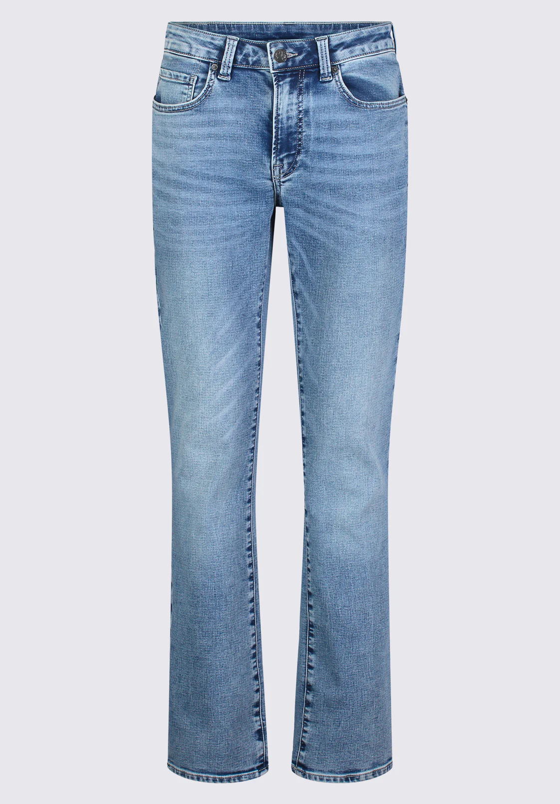 Straight Six Men's Five-Pocket Freedom Flex Jeans, Sanded Wash - BM22998 - Image 7
