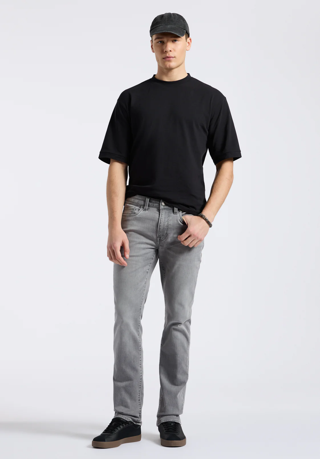 Straight Six Freedom Flex Men's Jeans, Grey Sanded - BM26088
