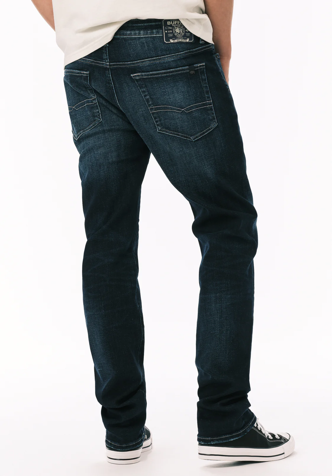 Straight Six Men's Jeans, Dark Vintage - BM26172 - Image 4