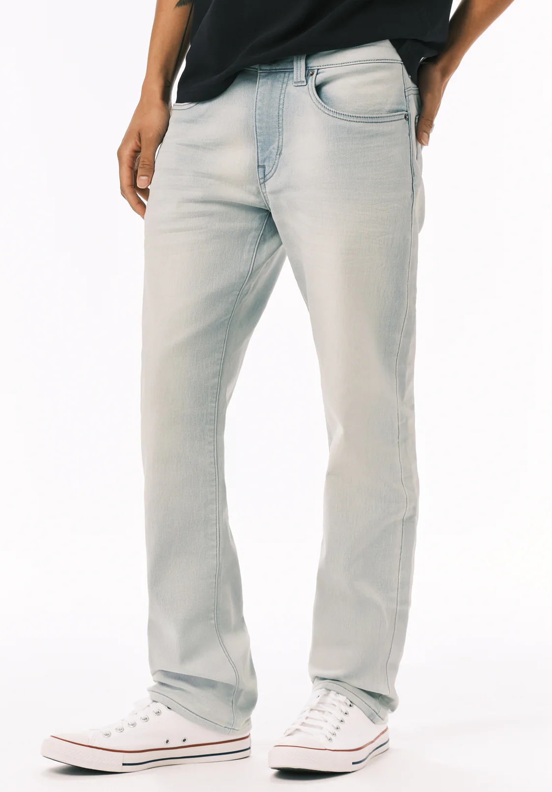 Straight Six Men's Freedom Flex Jeans, Vintage Sanded - BM26176 - Image 4