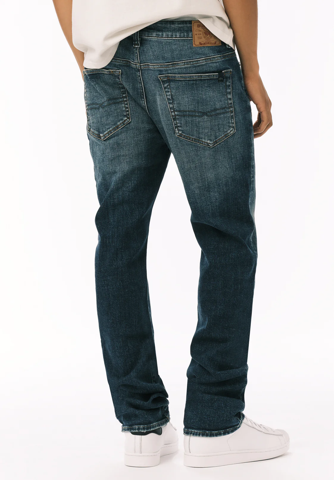 Straight Six Men's Jeans, Contrast Antique - BM26186 - Image 4