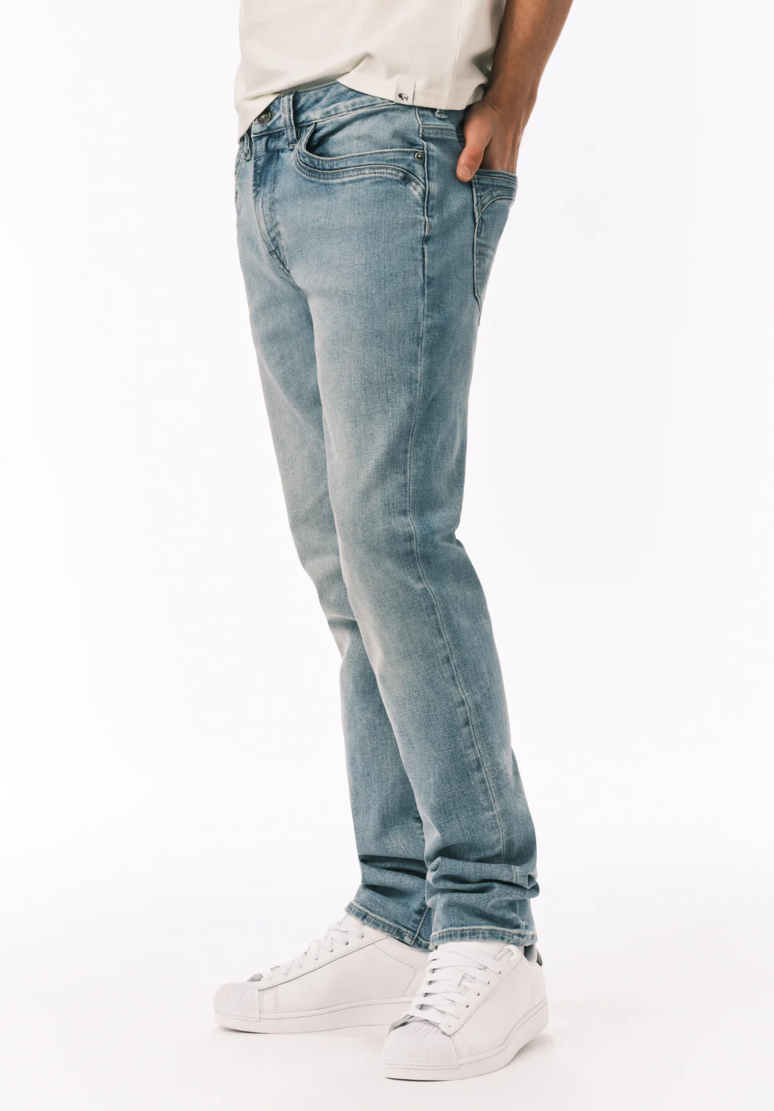 Straight Six Men's Jeans, Light Vintage - BM26199 - Image 3