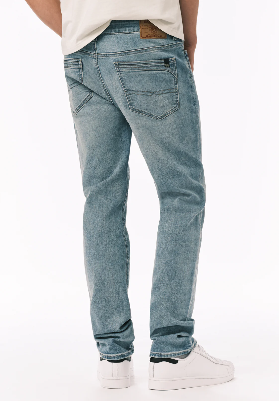 Straight Six Men's Jeans, Light Vintage - BM26199 - Image 4