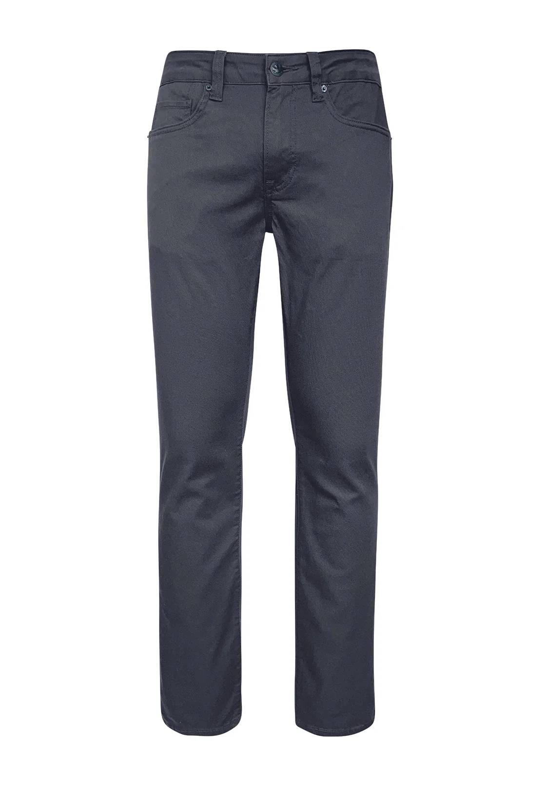 Straight Six Men's Twill Pants in Charcoal Gray - BM16083 - Image 8
