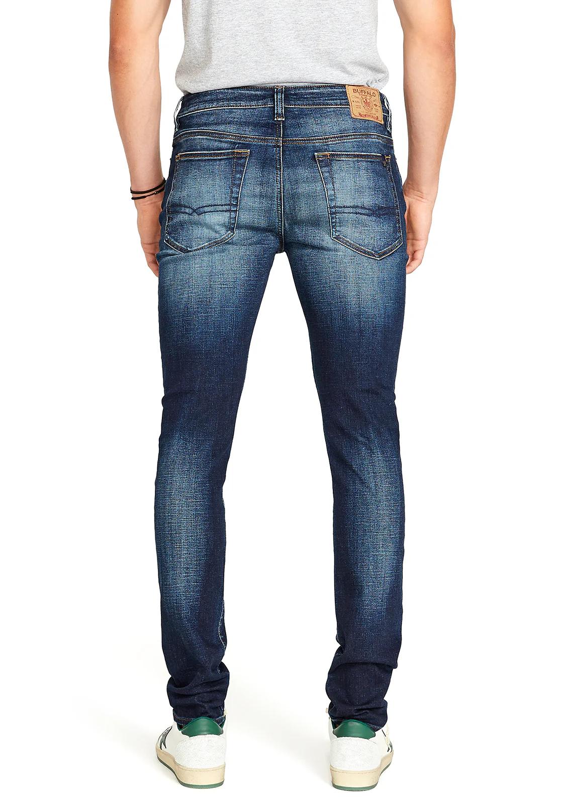Skinny Max Men's Jeans in Medium Blue - BM22586 - Image 3