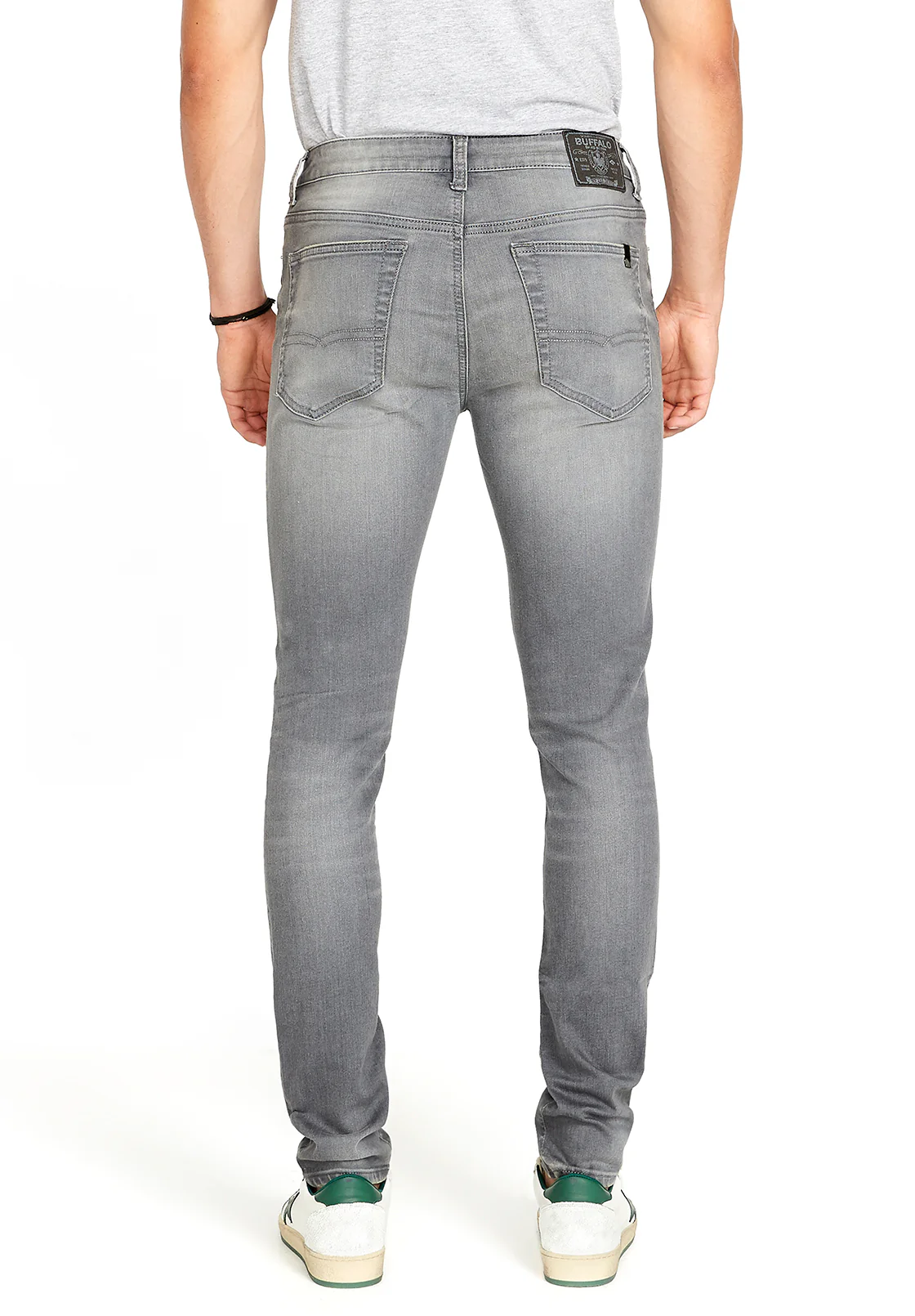Skinny Max Men's Jeans in Grey Sanded - BM22592 - Image 3