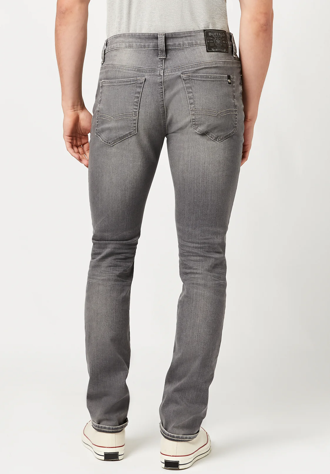 Slim Ash Men's Jeans in Grey Sanded - BM22721 - Image 3