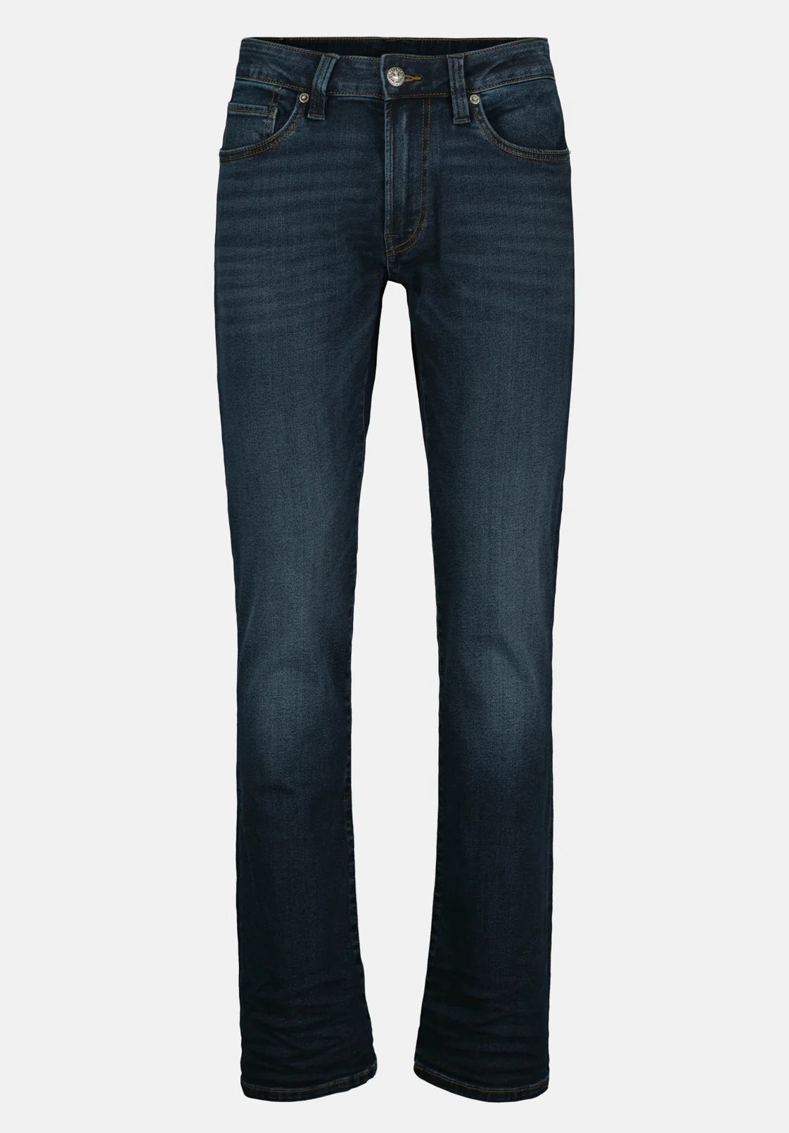 Slim Boot King Men's Jeans in Crinkled and Sanded Dark Blue - BM22720  - Image 5