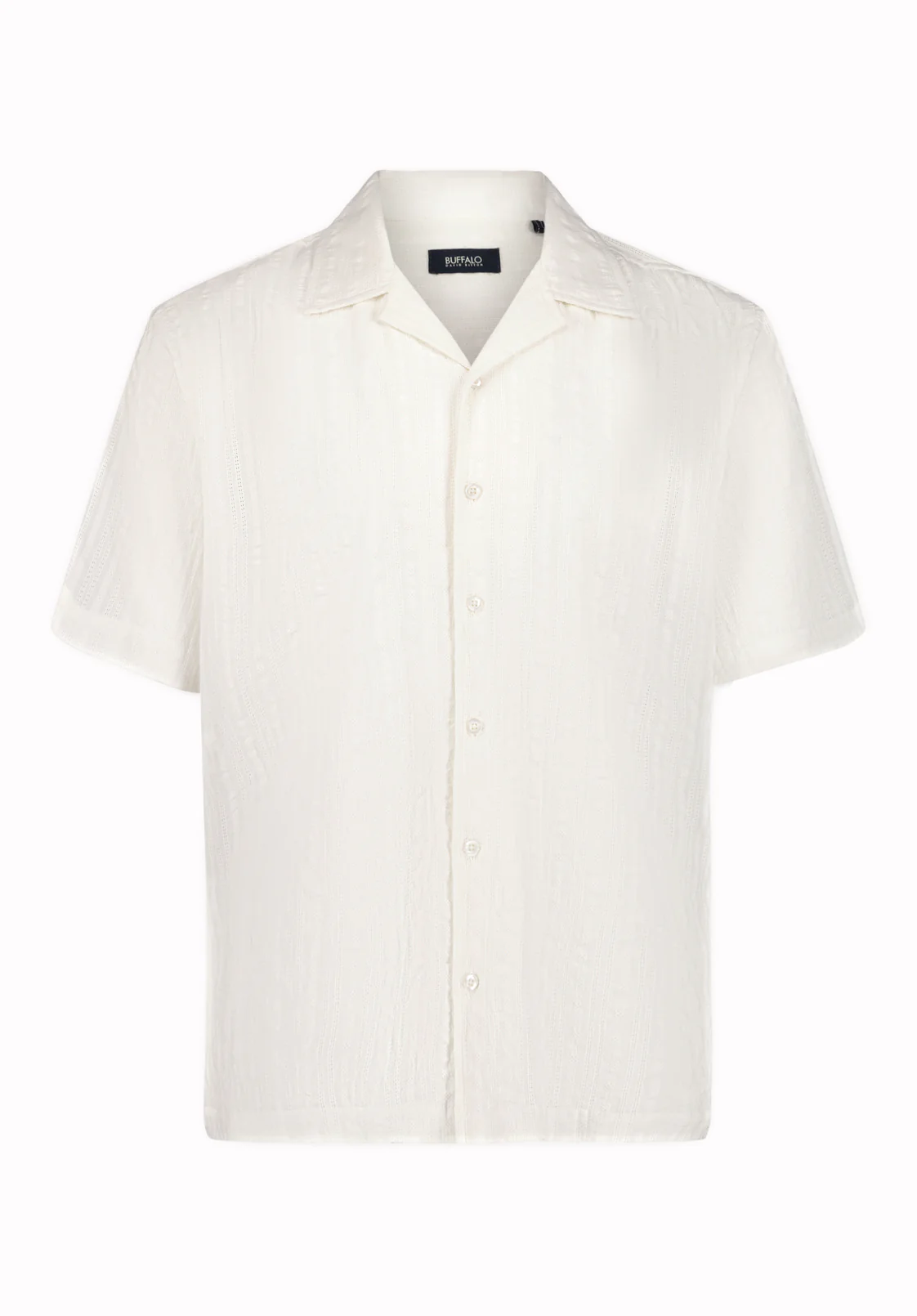 Soriel Men’s Short Sleeve Shirt, Milk - BM24799 - Image 5