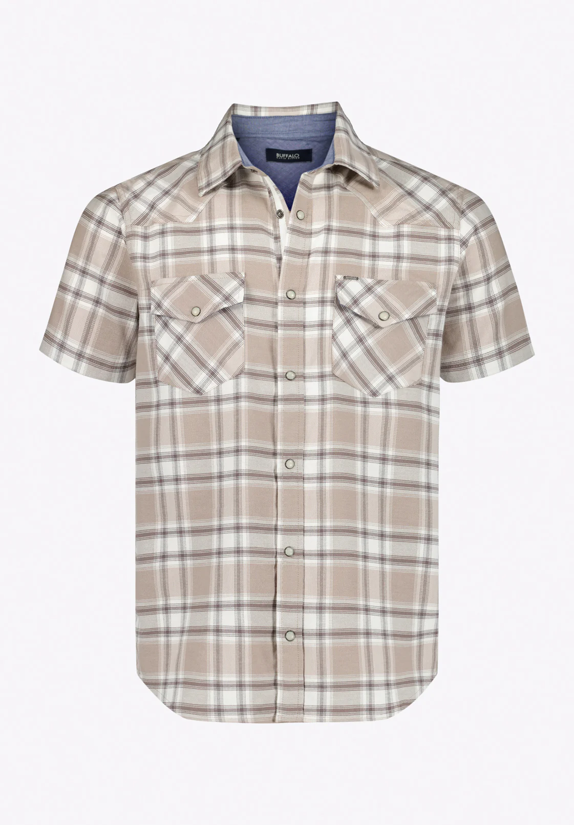 Stanley Men’s Short-Sleeve Plaid Western Shirt, Ardent - BM24756 - Image 5