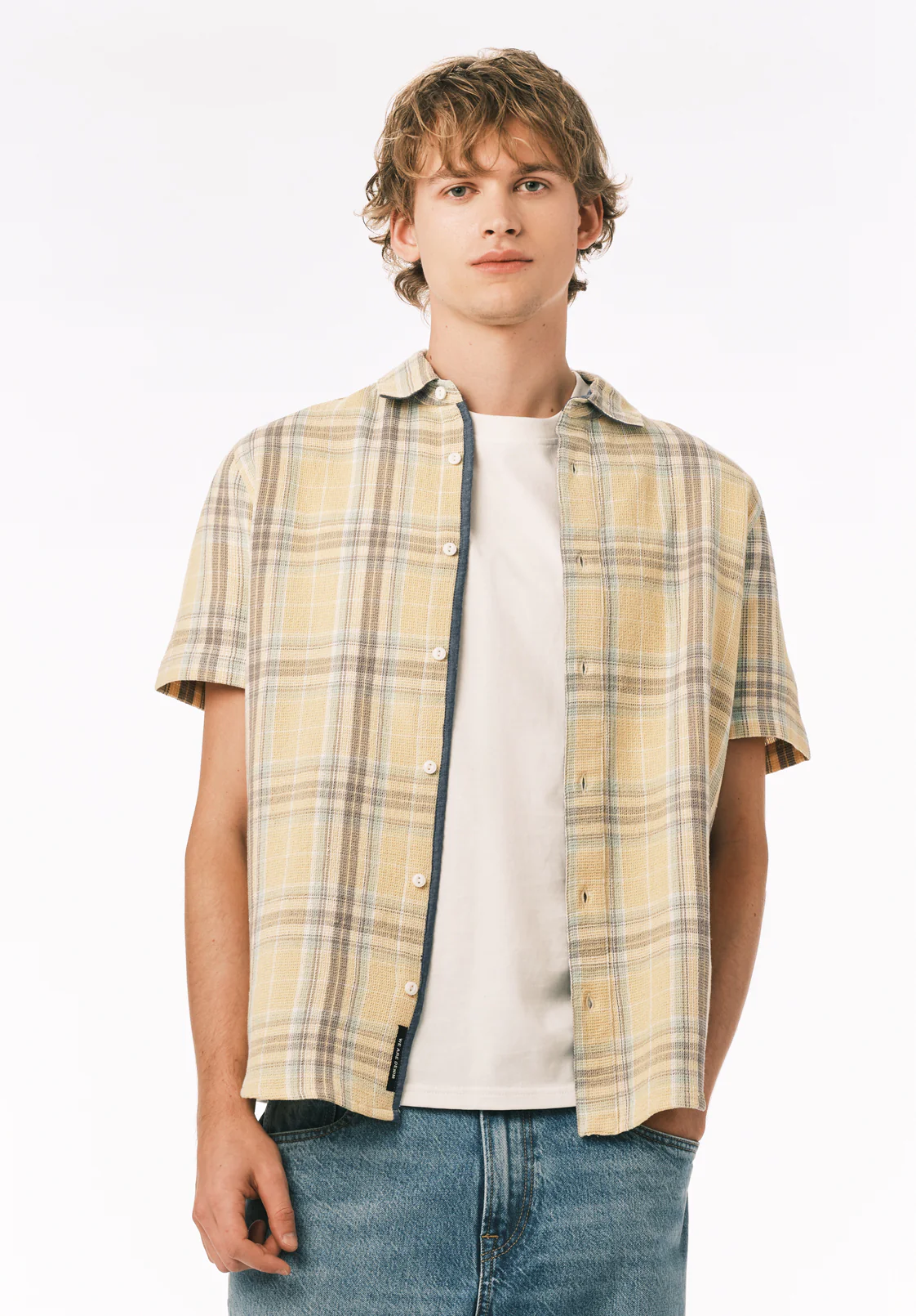 Sulian Men’s Short Sleeve Plaid Shirt, Boulder - BM24791 - Image 2
