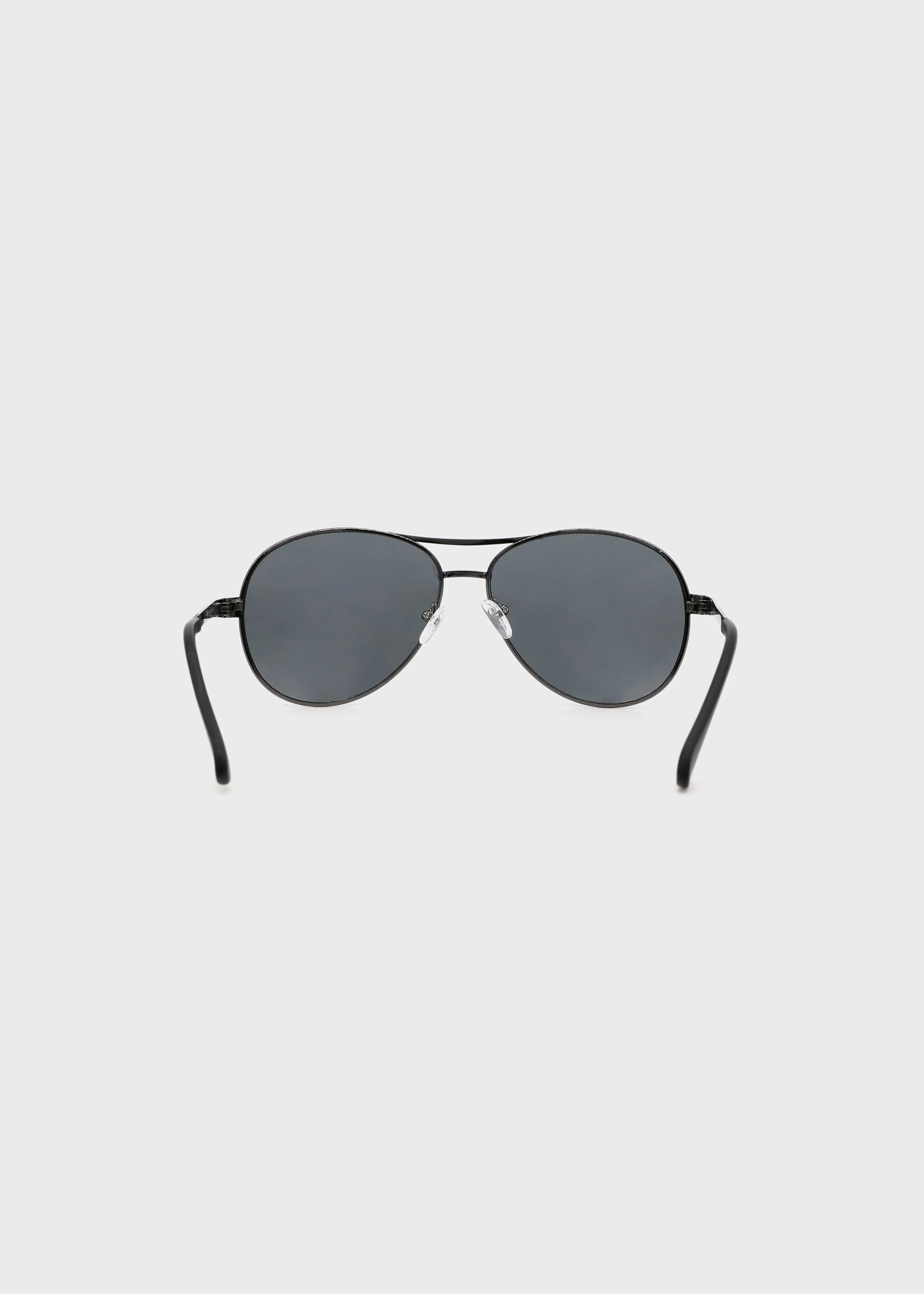 Men's Aviator Sunglasses With Dark Grey Lens  - B0001SDGN - Image 4