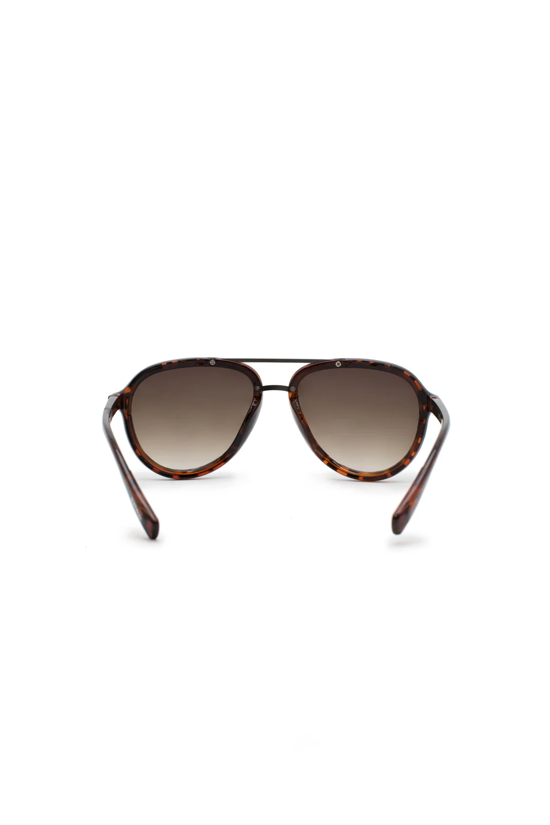 Men's Aviator Sunglasses With Dark Tortoise Frame - B0011STOR - Image 3