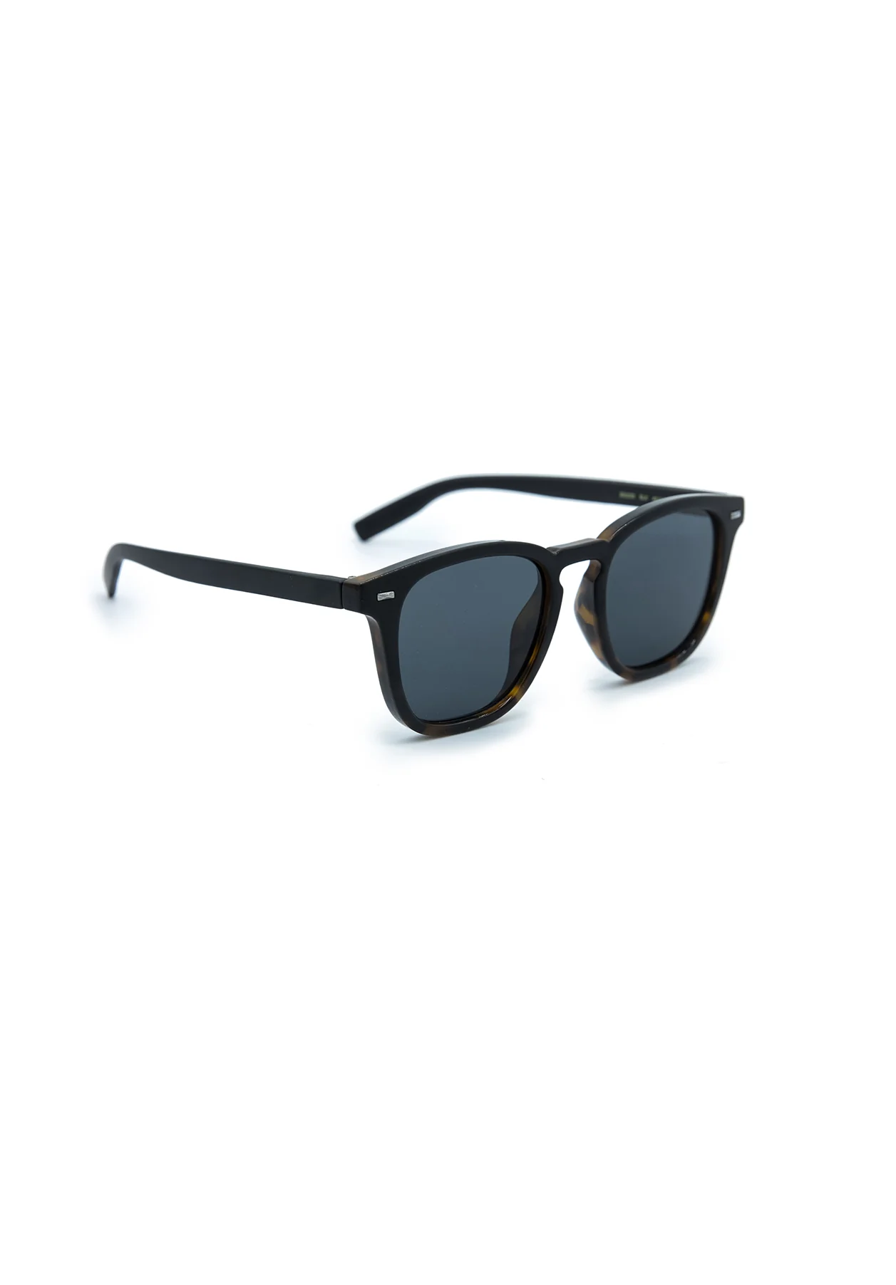 Men's Square Sunglasses in Black - B0025S - Image 4