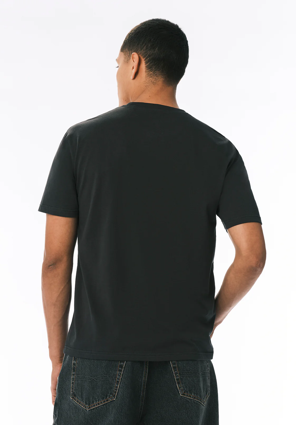 Tafo Men’s Graphic T-Shirt with Whiskey Cowboy Print, Black - BM24819 - Image 4