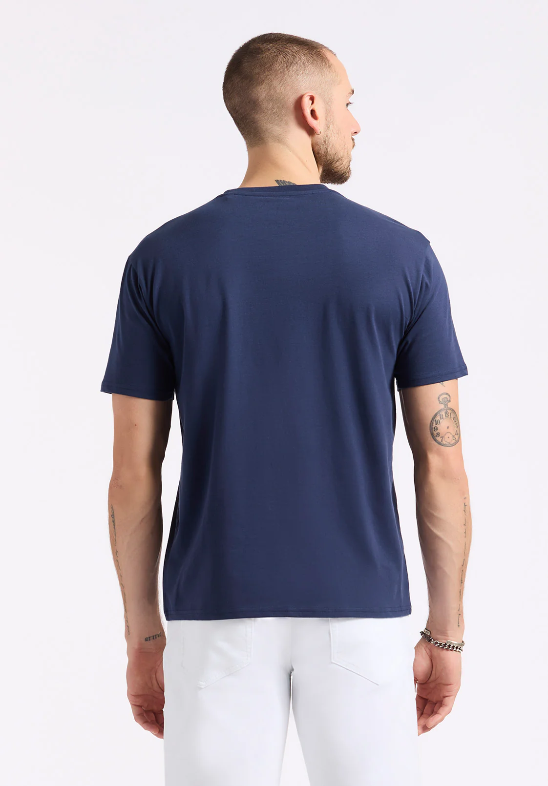 Talla Men's Graphic T-Shirt with American Flag Print, Whale - BM24650 - Image 4