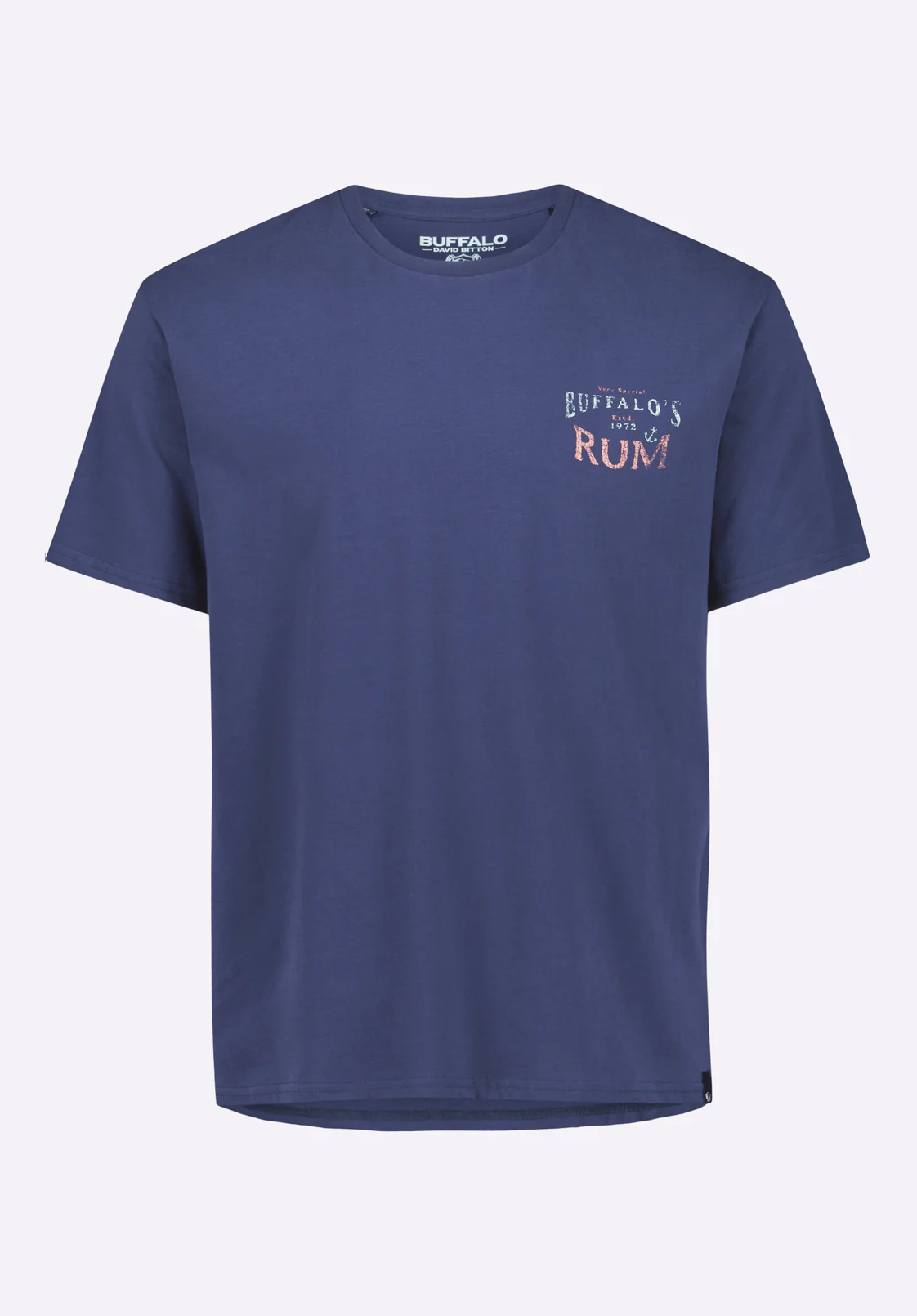 Taneer Men's Graphic T-Shirt with Rum Print, Whale - BM24642 - Image 4